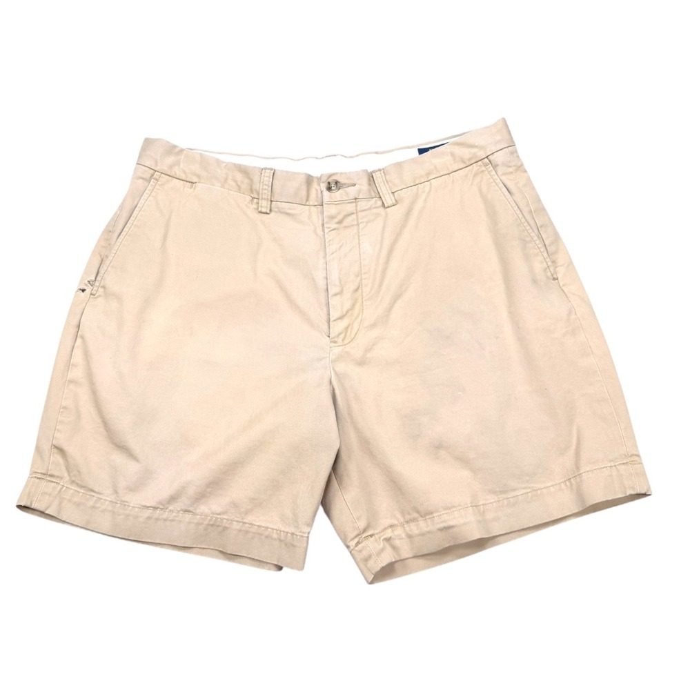 Polo Ralph Lauren Chino Shorts Mens 34 Tan Stretch Classic Fit